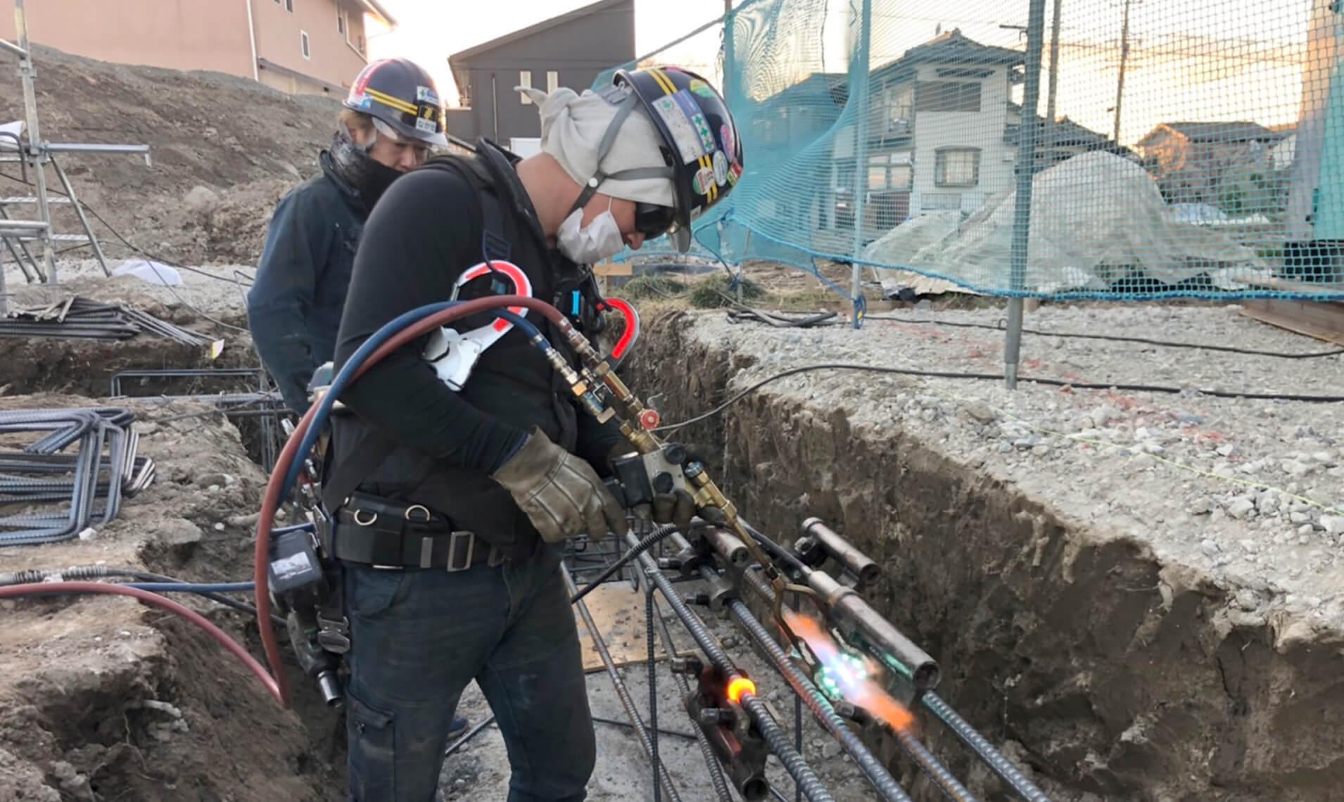 1日1現場の鉄筋連結や溶接工事作業員の募集要項 - アイズ継手技工株式 
